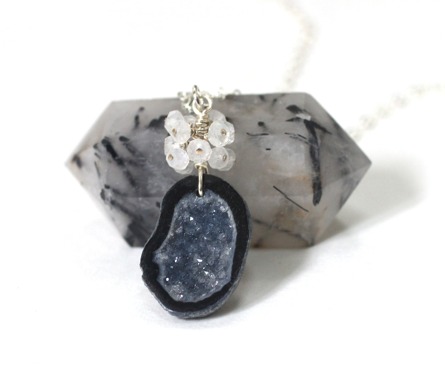 Geode Crystal Necklace
