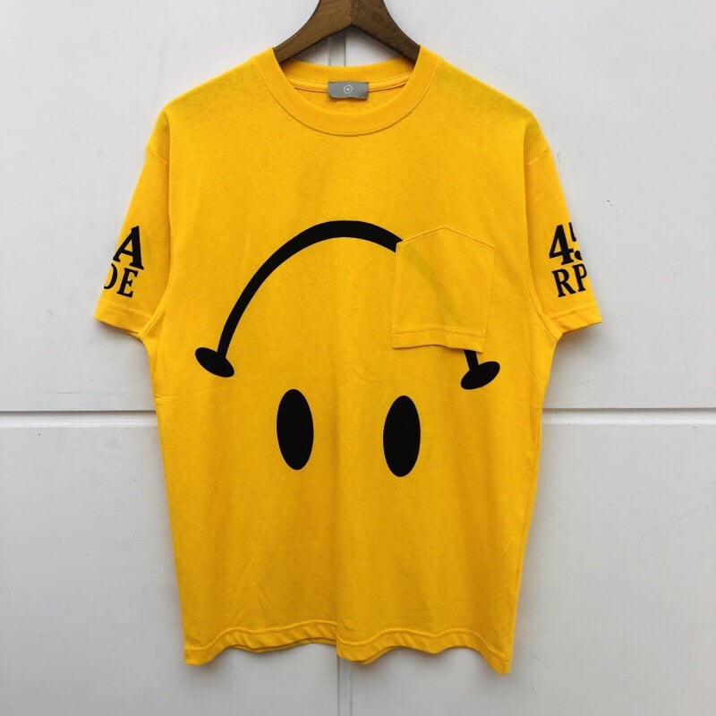 ESSENTIX NICO SMILEY FACE PRINT UNISEX BASIC T SHIRTS