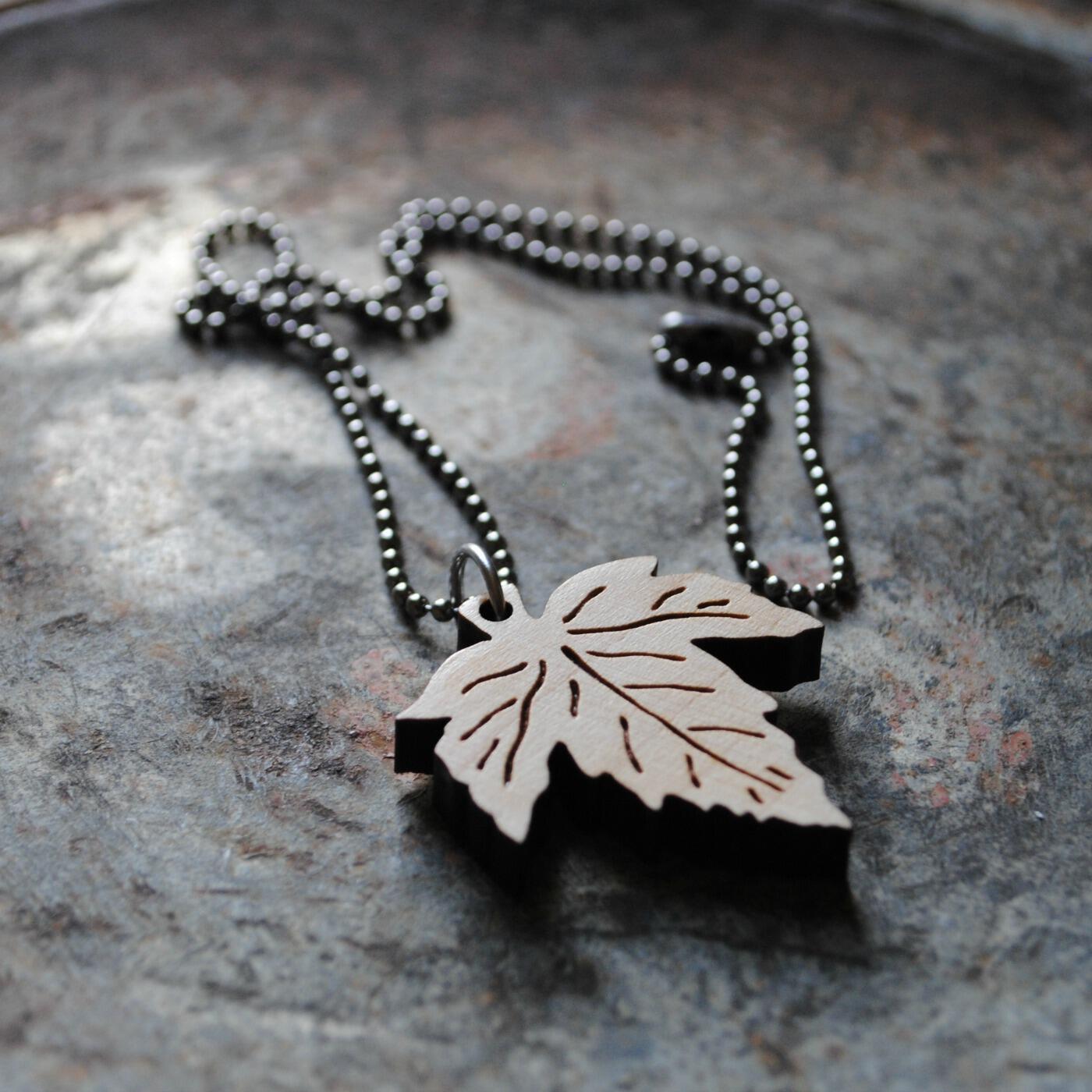 Maple Leaf Necklace