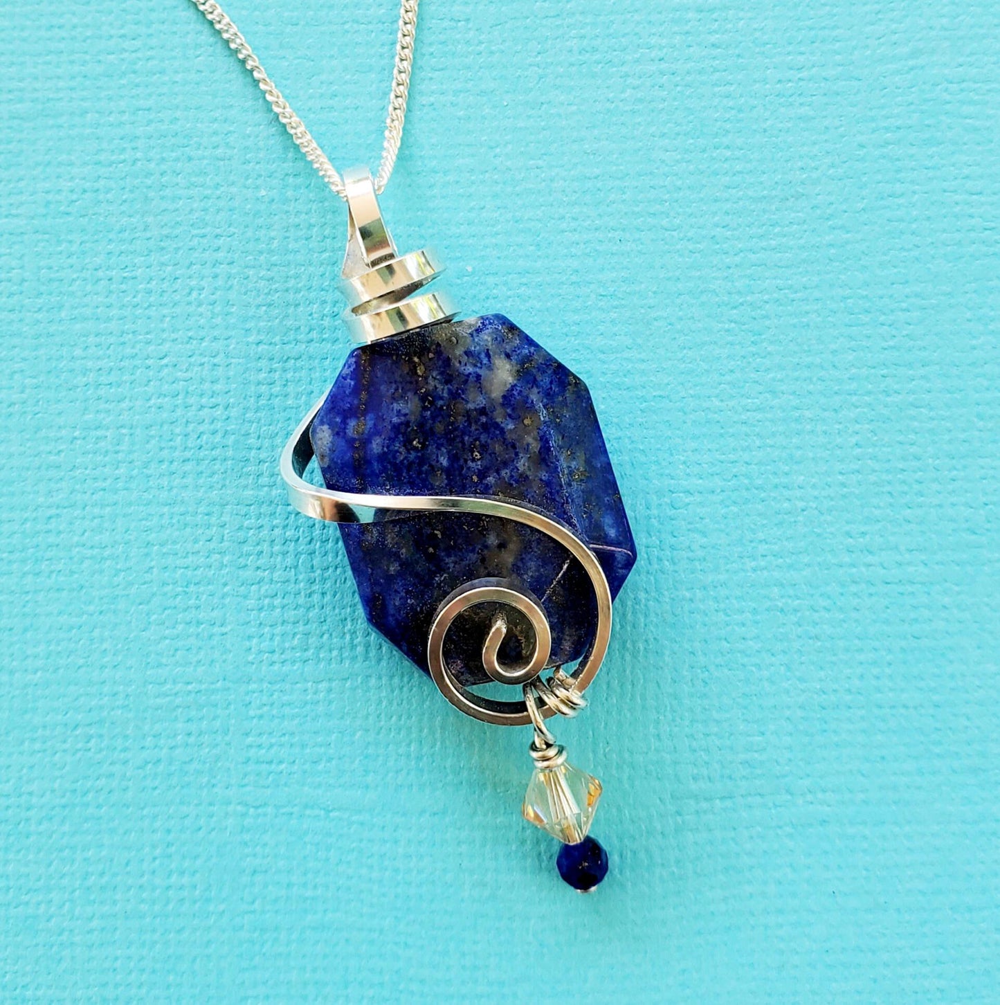 Lapis Surrounded Necklace