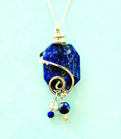 Lapis Surrounded Necklace