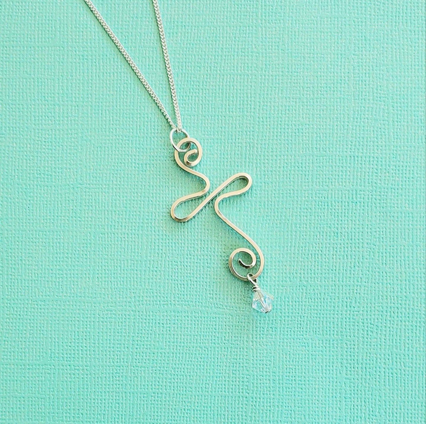 Presence Cross Necklace - Swirl Cross