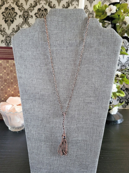 Witch's Broom Pendant Necklace