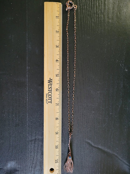 Witch's Broom Pendant Necklace