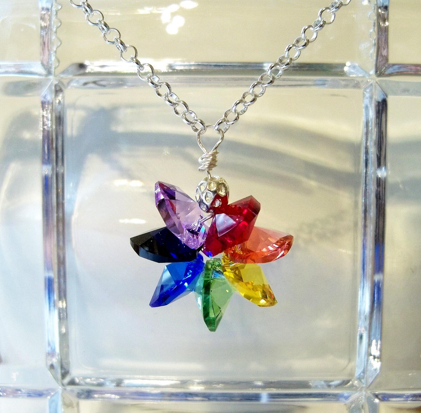 Rainbow Star Necklace