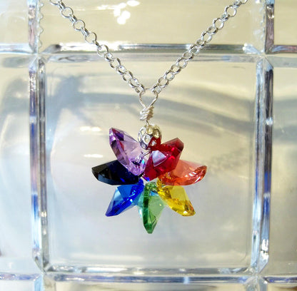 Rainbow Star Necklace
