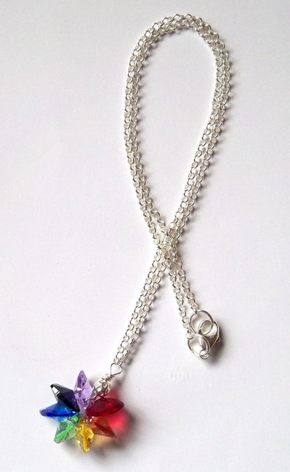 Rainbow Star Necklace