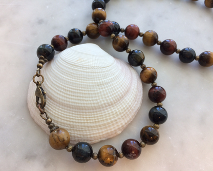 Multicolor beaded necklace