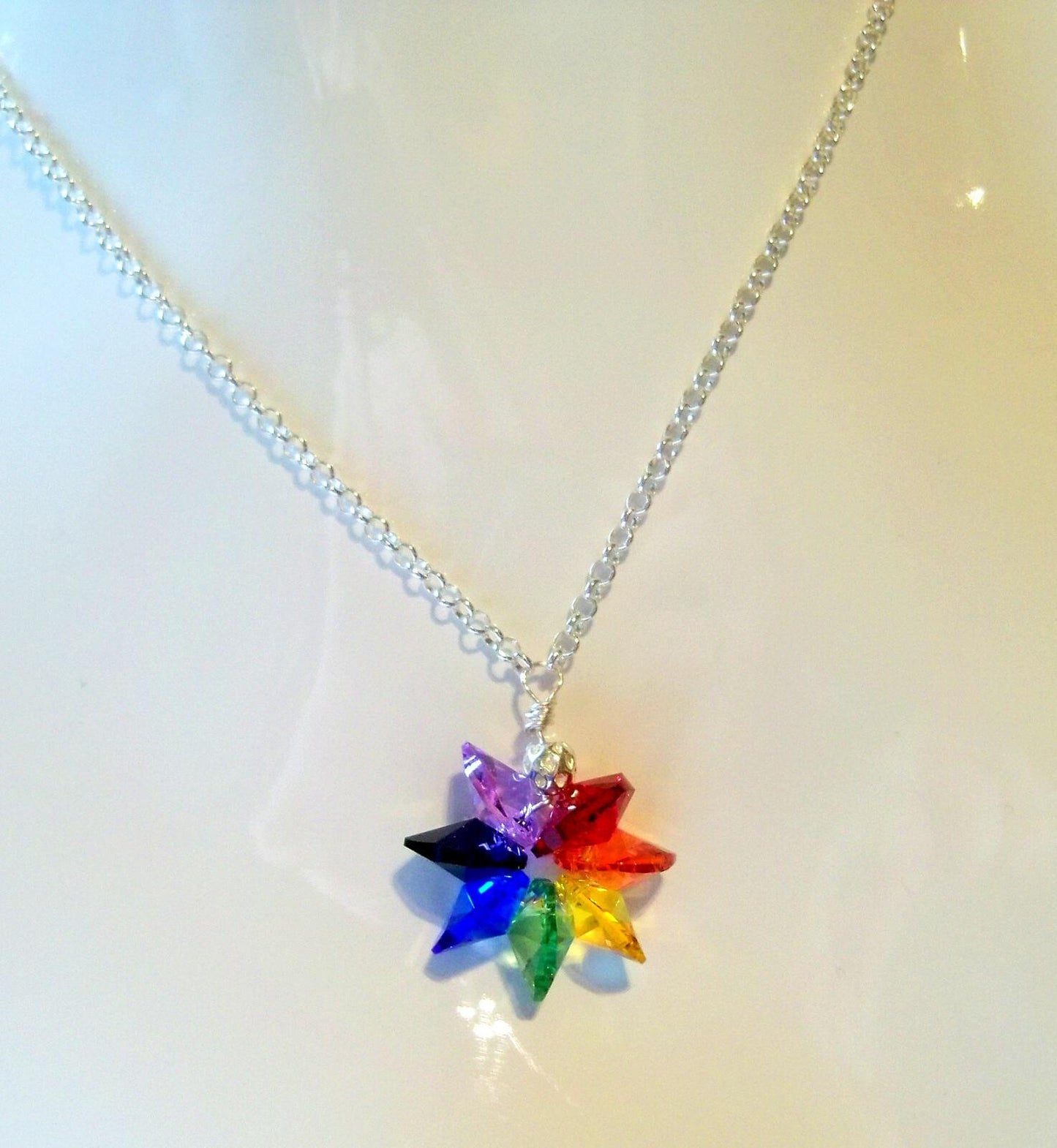 Rainbow Star Necklace