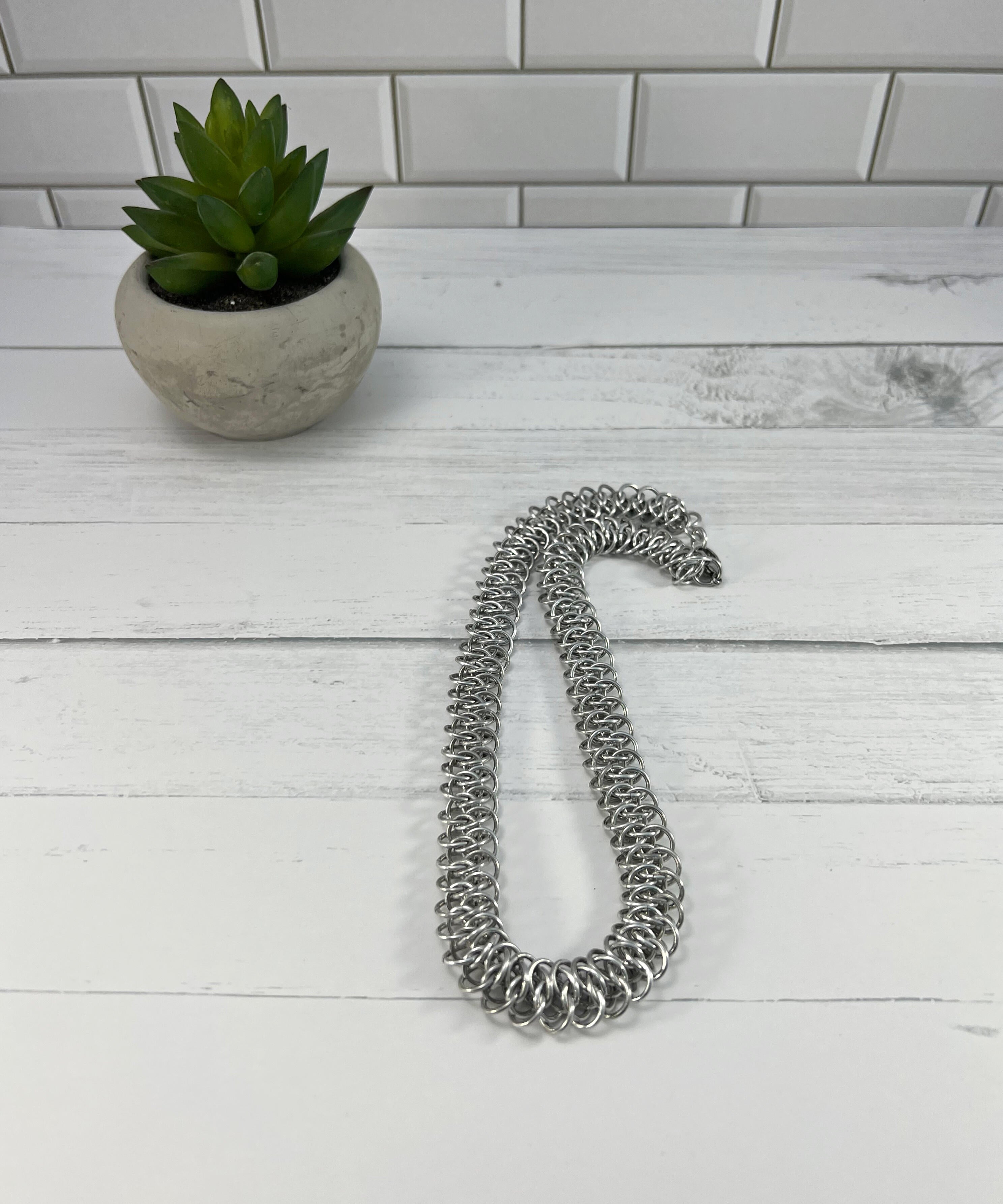 Arkham Chainmaille Necklace, Nickel Free, 18-26 Inch
