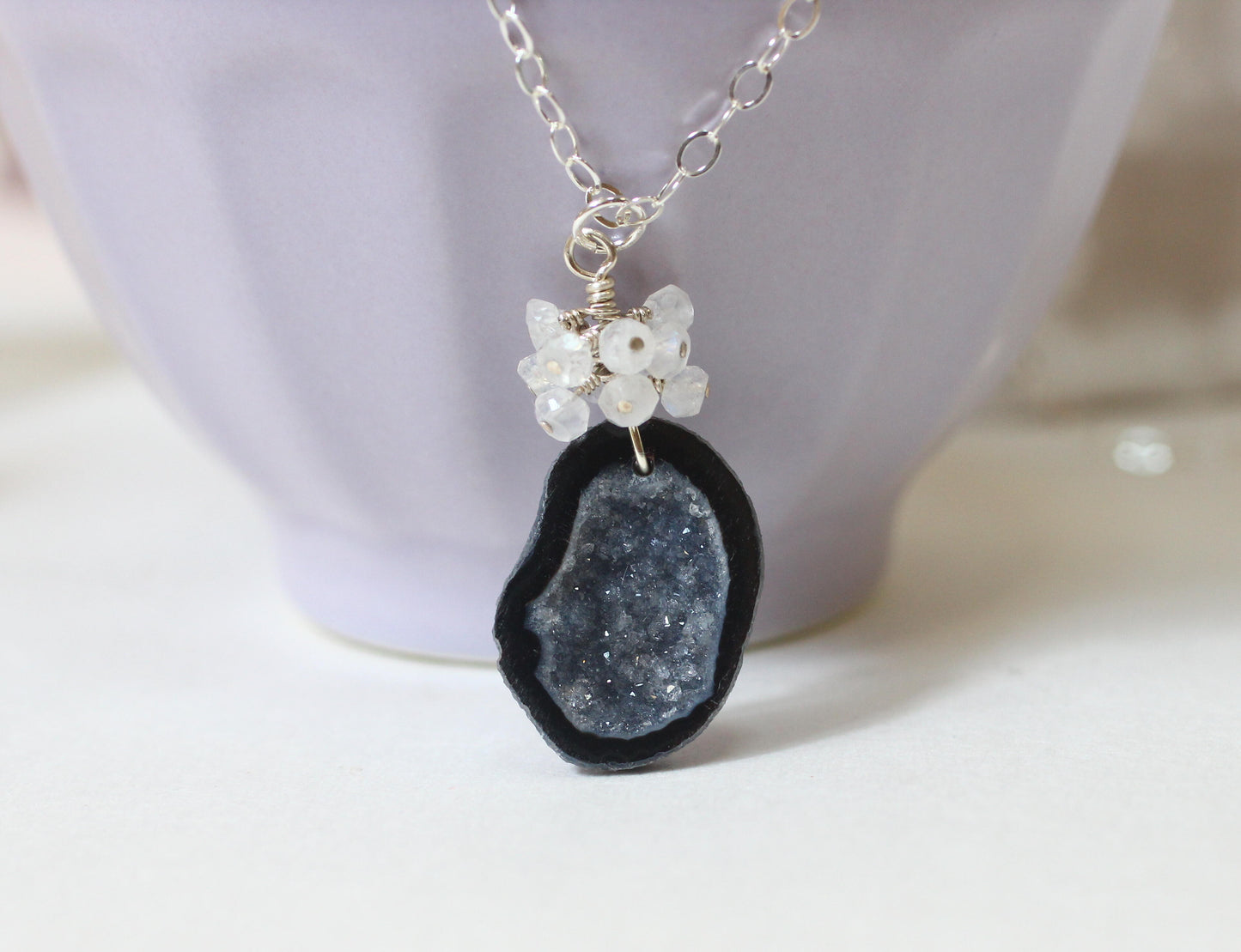 Geode Crystal Necklace