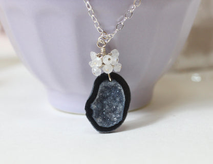 Geode Crystal Necklace