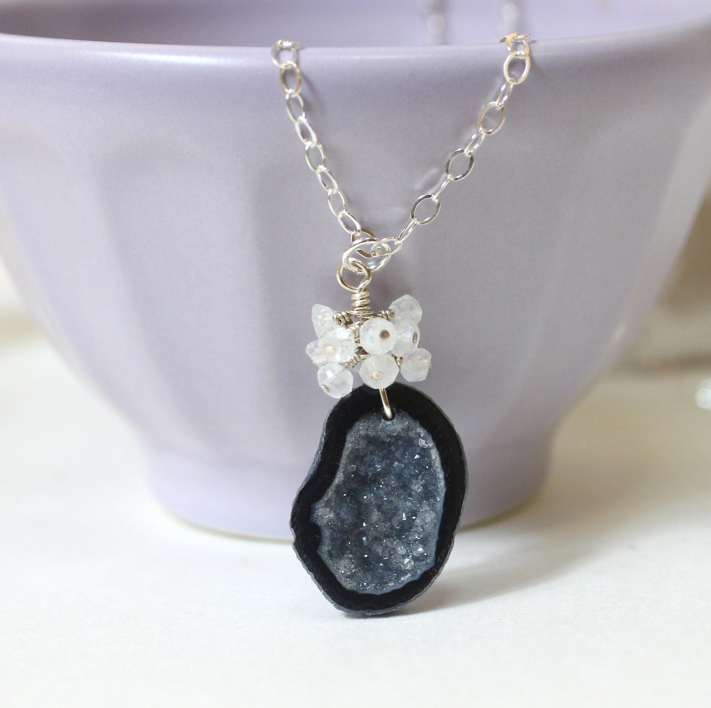 Geode Crystal Necklace