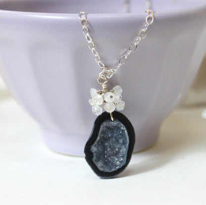 Geode Crystal Necklace