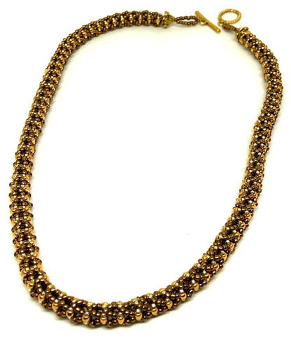 Bronze Gold Necklace