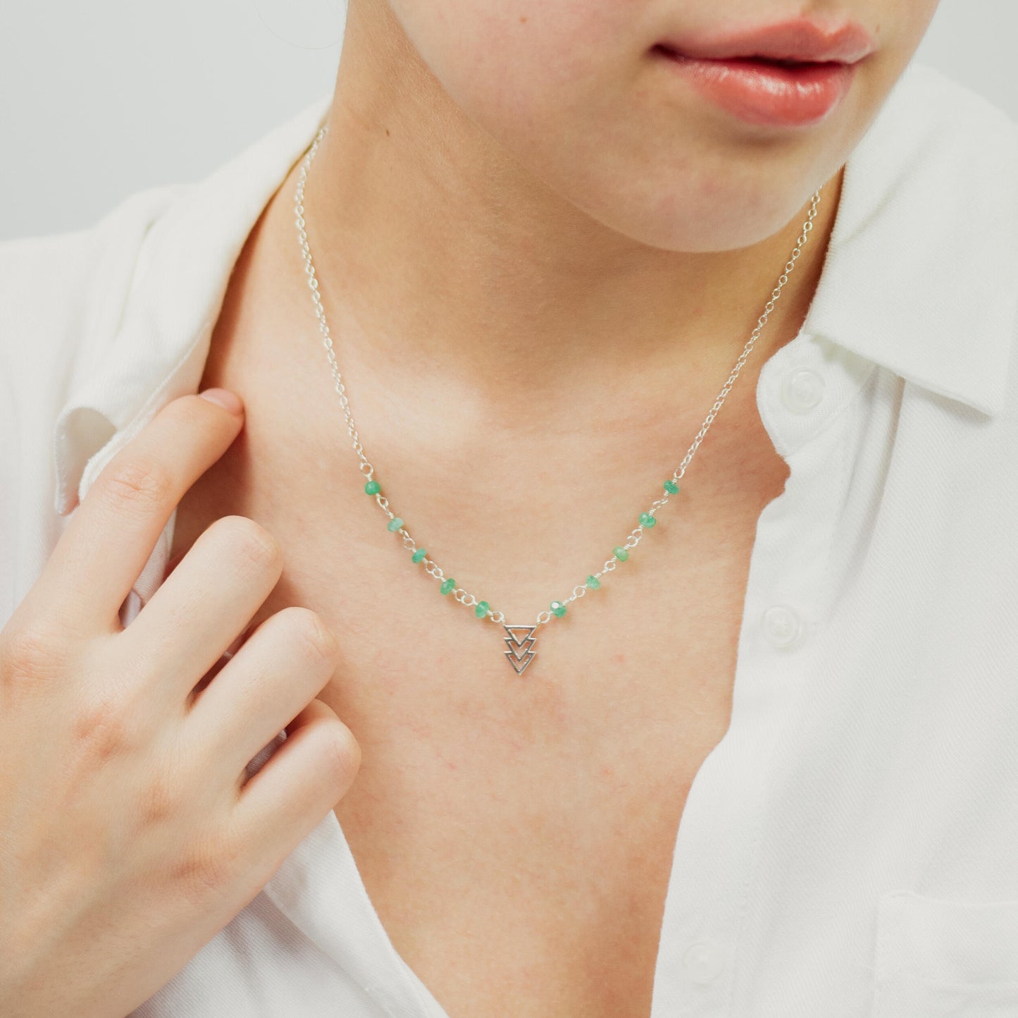 Silver Arrow Necklace