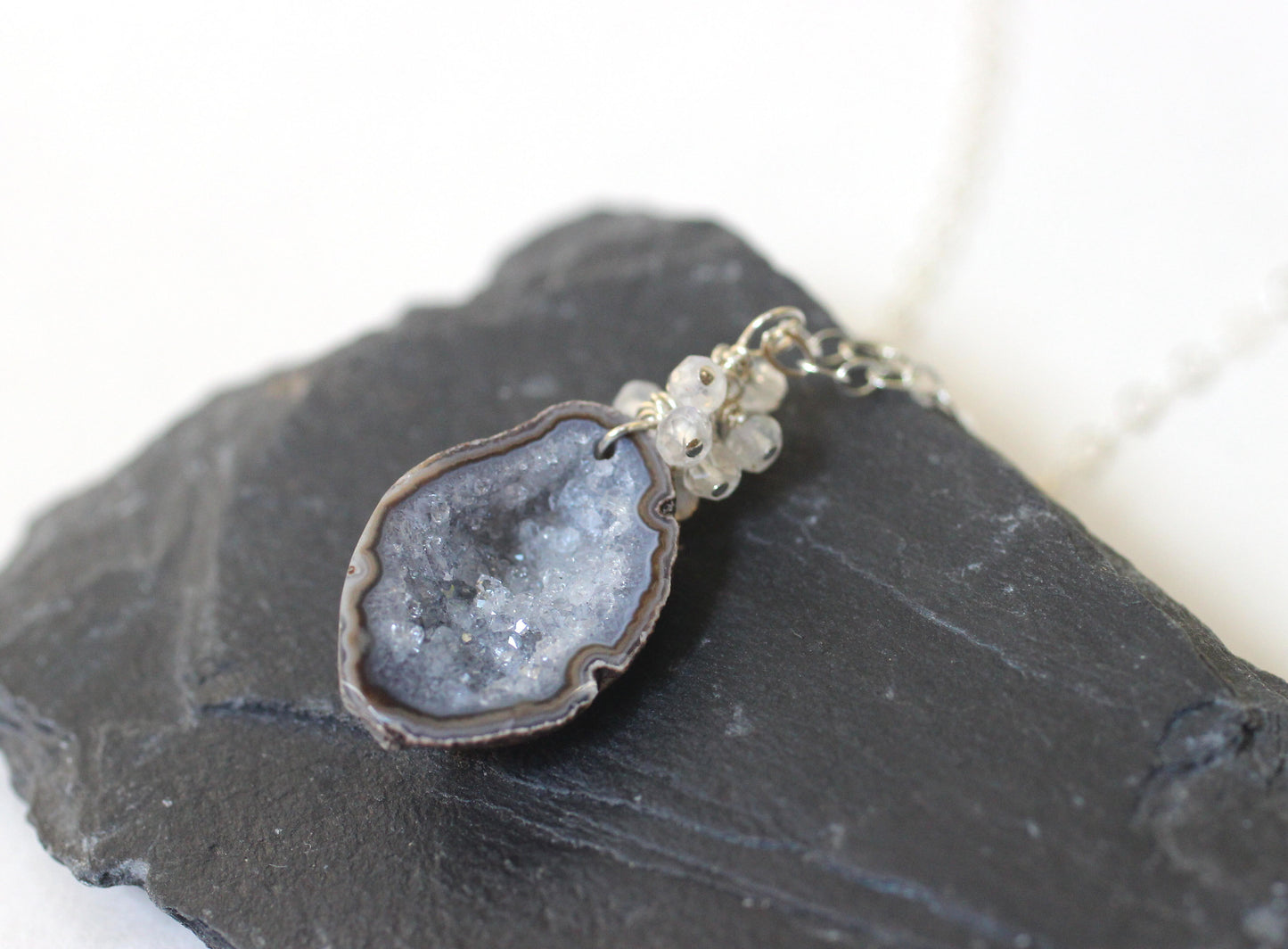 Geode Crystal Necklace