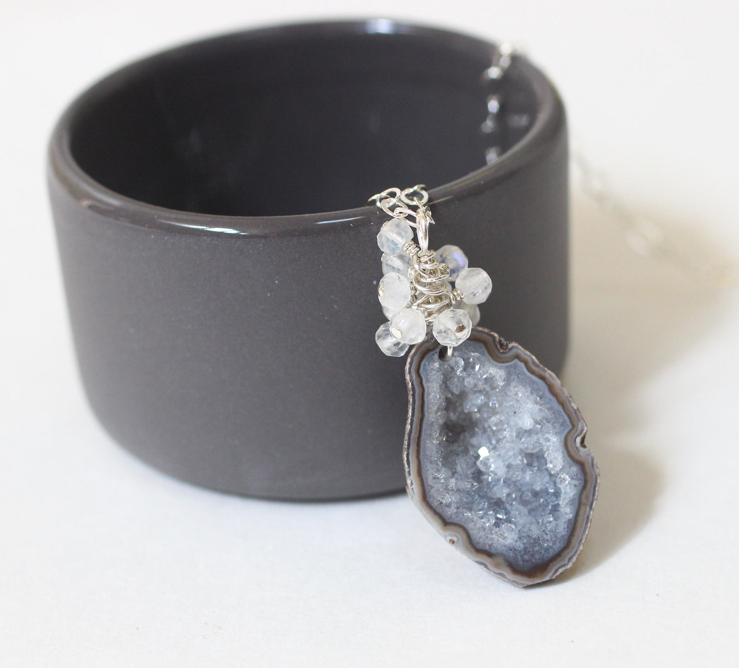 Geode Crystal Necklace