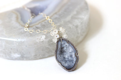 Geode Crystal Necklace