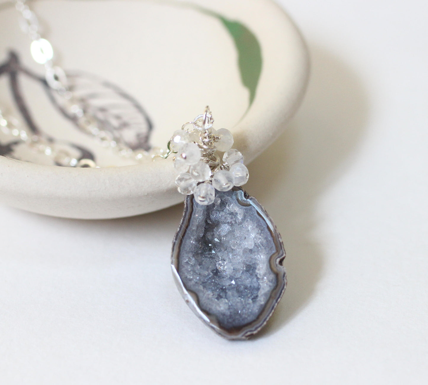 Geode Crystal Necklace