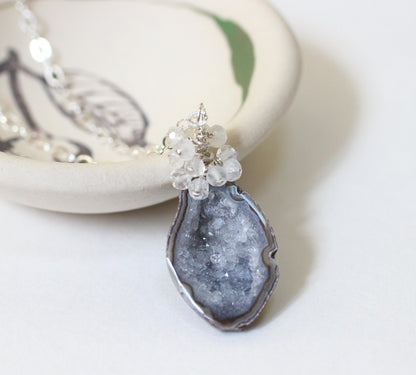 Geode Crystal Necklace