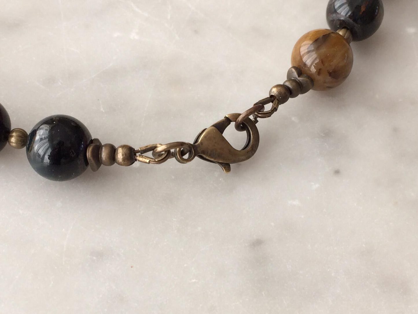Multicolor beaded necklace