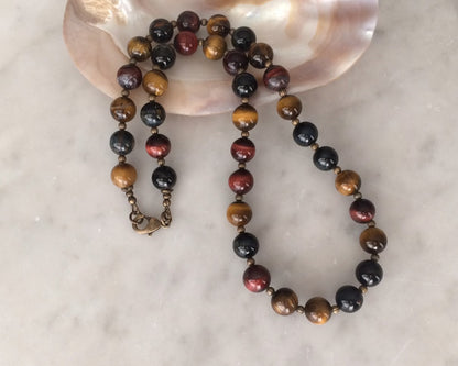 Multicolor beaded necklace