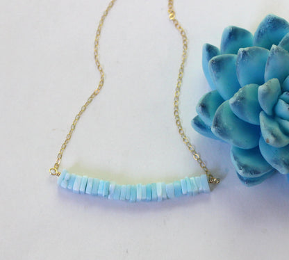 Blue Opal Necklace