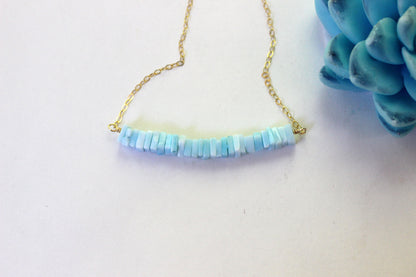 Blue Opal Necklace