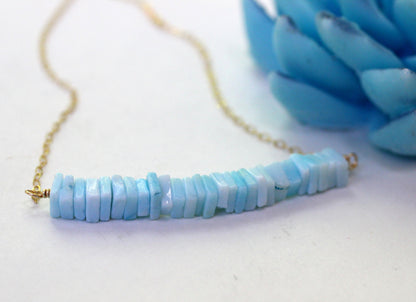 Blue Opal Necklace