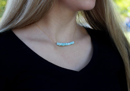 Blue Opal Necklace