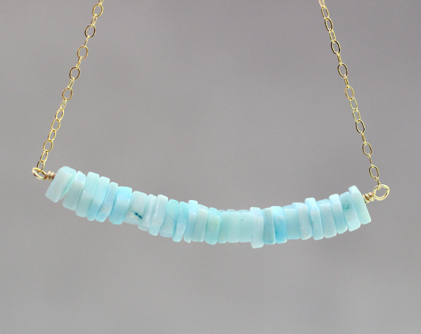Blue Opal Necklace