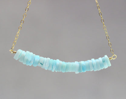 Blue Opal Necklace