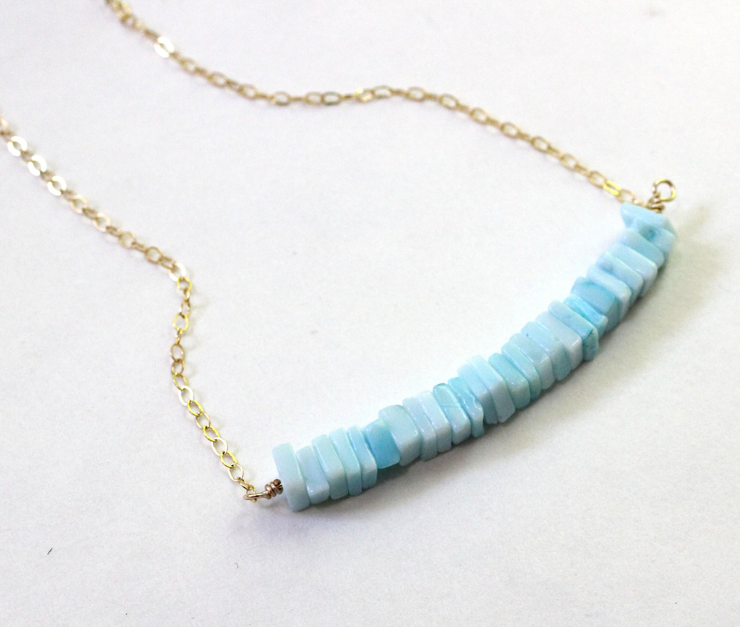 Blue Opal Necklace