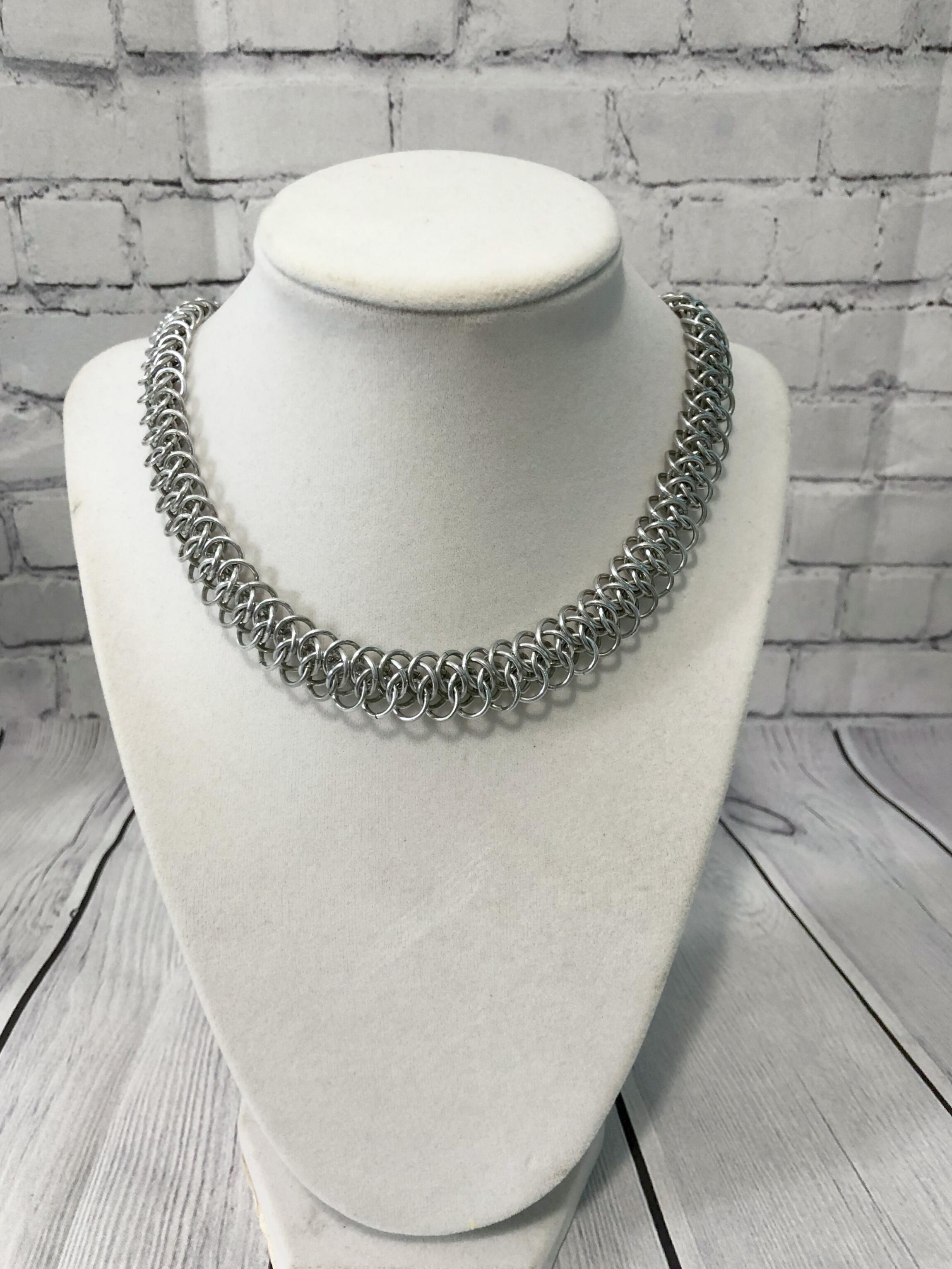 Arkham Chainmaille Necklace, Nickel Free, 18-26 Inch