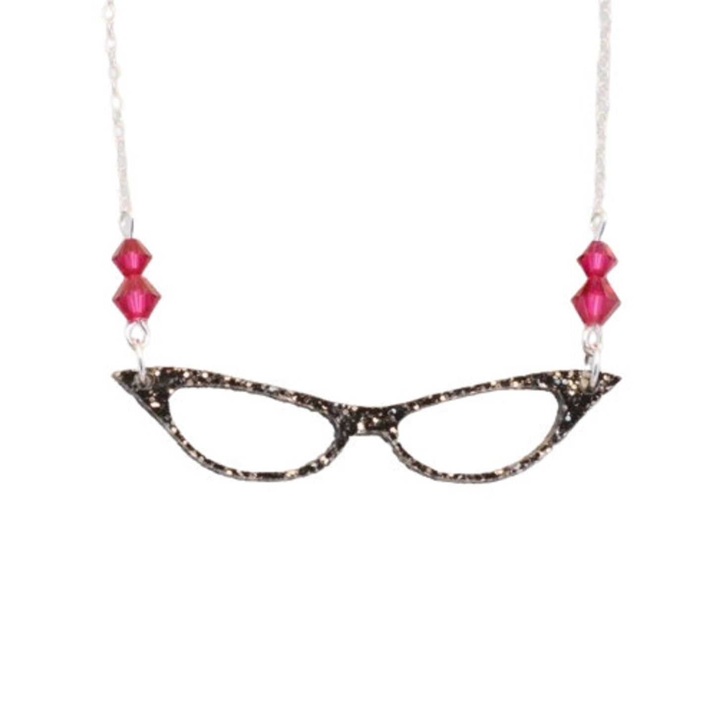 Retro Eyeglasses Necklace