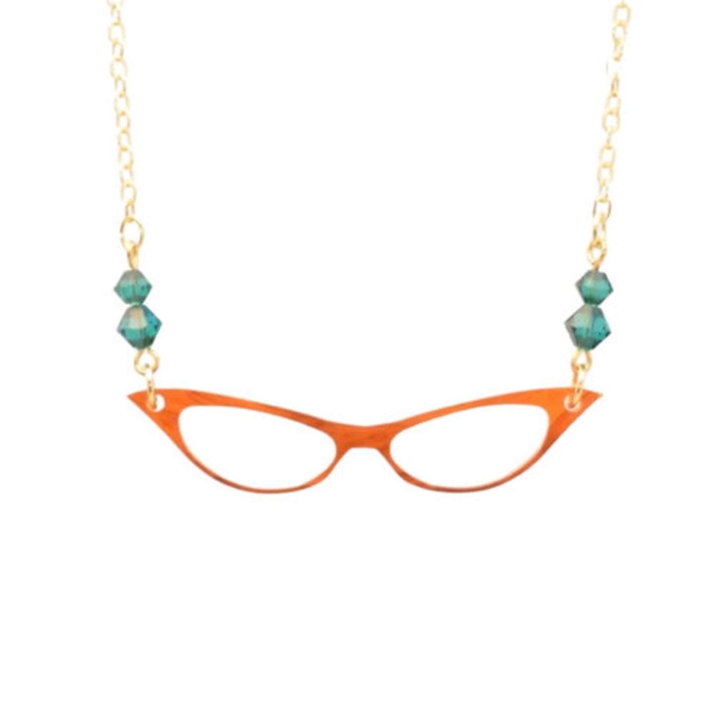 Retro Eyeglasses Necklace