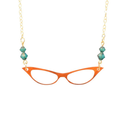 Retro Eyeglasses Necklace