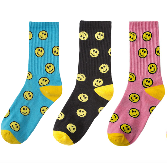 *Free Shipping*SMILEY FACE SOCKS
