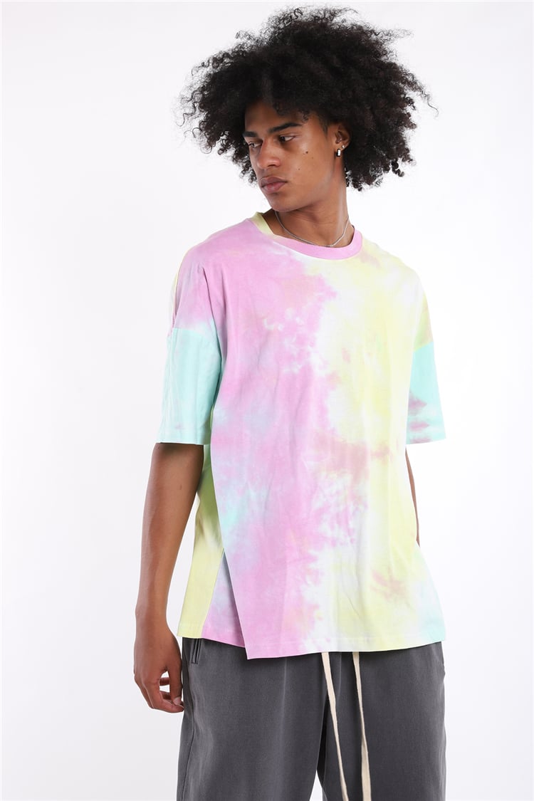 VANG NAGRO ASTRO WORLD SMILEY FACE HIPSTER CREW NECK TEE SHIRT