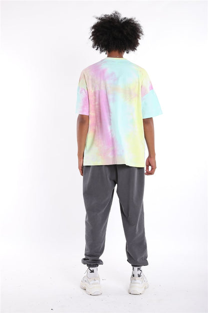 VANG NAGRO ASTRO WORLD SMILEY FACE HIPSTER CREW NECK TEE SHIRT
