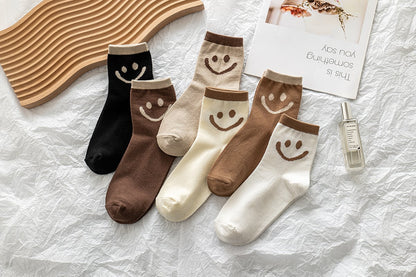 Sweet Smile Socks - 6 pairs