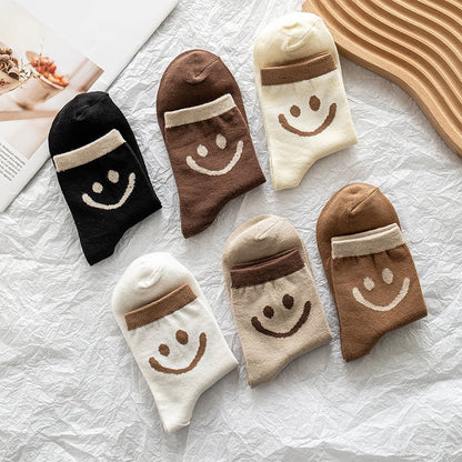 Sweet Smile Socks - 6 pairs