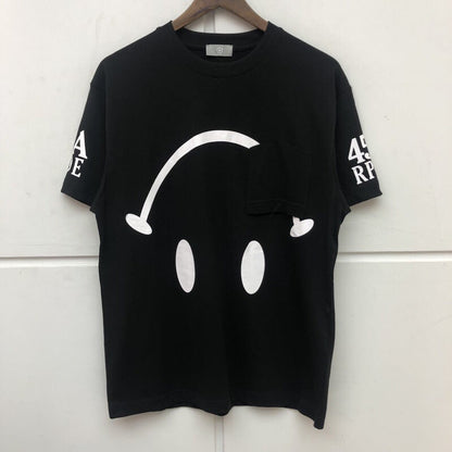 ESSENTIX NICO SMILEY FACE PRINT UNISEX BASIC T SHIRTS