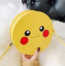 Smiling face expression small bag, recreational cartoon PU Women bag