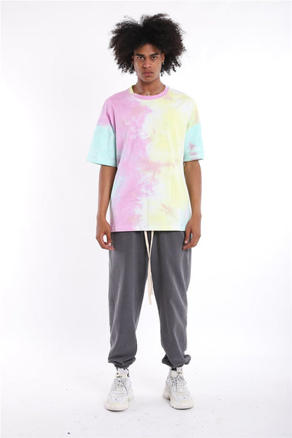 VANG NAGRO ASTRO WORLD SMILEY FACE HIPSTER CREW NECK TEE SHIRT