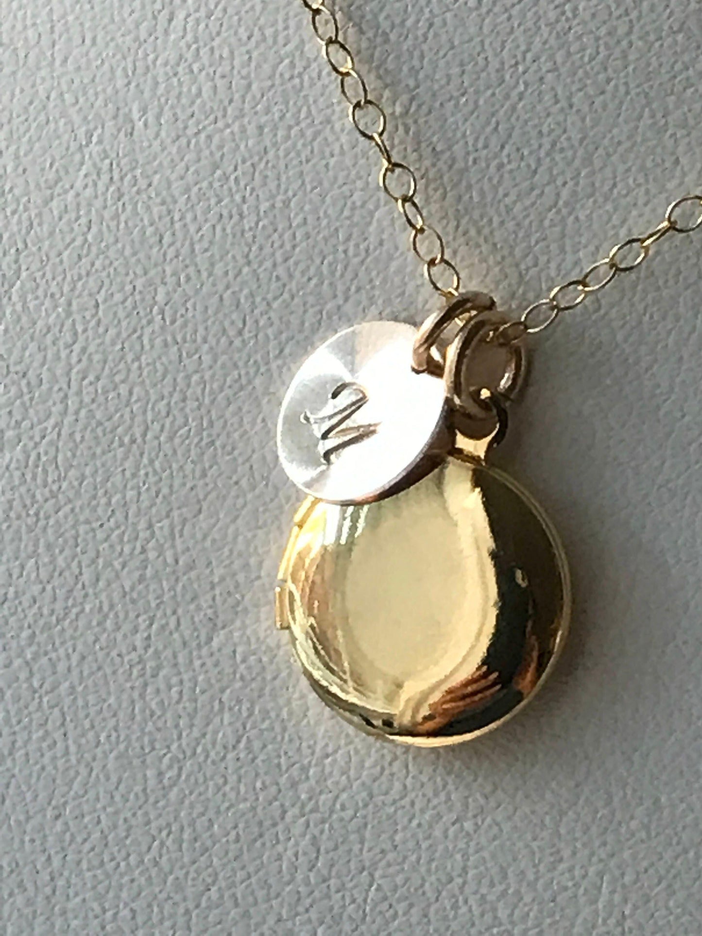 Gold Heart Locket Necklace,Gold Locket Necklace,Dainty Locket Necklace,Valentine's Mother's Day gift,Family Necklace,Minimal Locket Necklace