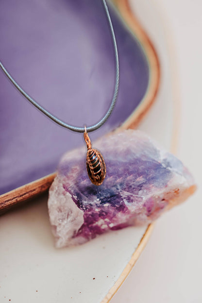 Black Onyx Necklace, Copper Wire Wrapped Pendant, Anniversary Gift, Gothic Necklace