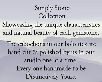 Natural Stone Bolo Tie, Ruby Fuchsite Bolo Tie, Custom Gemstone Bolo Tie for Men & Women, Unique Handmade Bolo Tie, Wedding Bolo Tie