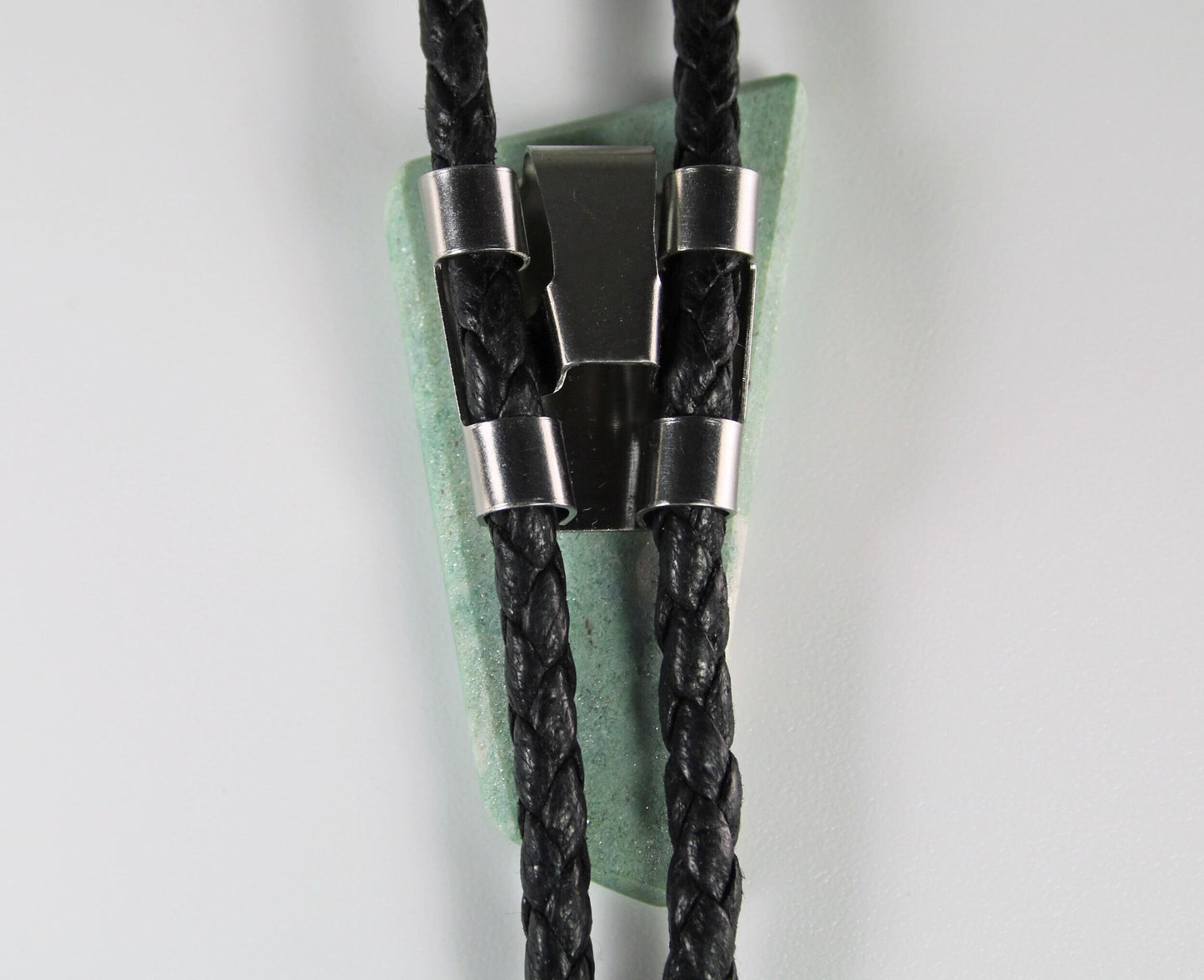 Natural Stone Bolo Tie, Ruby Fuchsite Bolo Tie, Custom Gemstone Bolo Tie for Men & Women, Unique Handmade Bolo Tie, Wedding Bolo Tie
